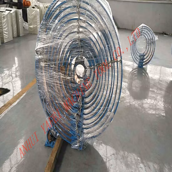 둥근 공기 덕트 생산을 위한 나선형 튜브 성형 기계